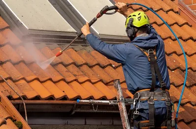 Démoussage et hydrofuge de toiture à Orches